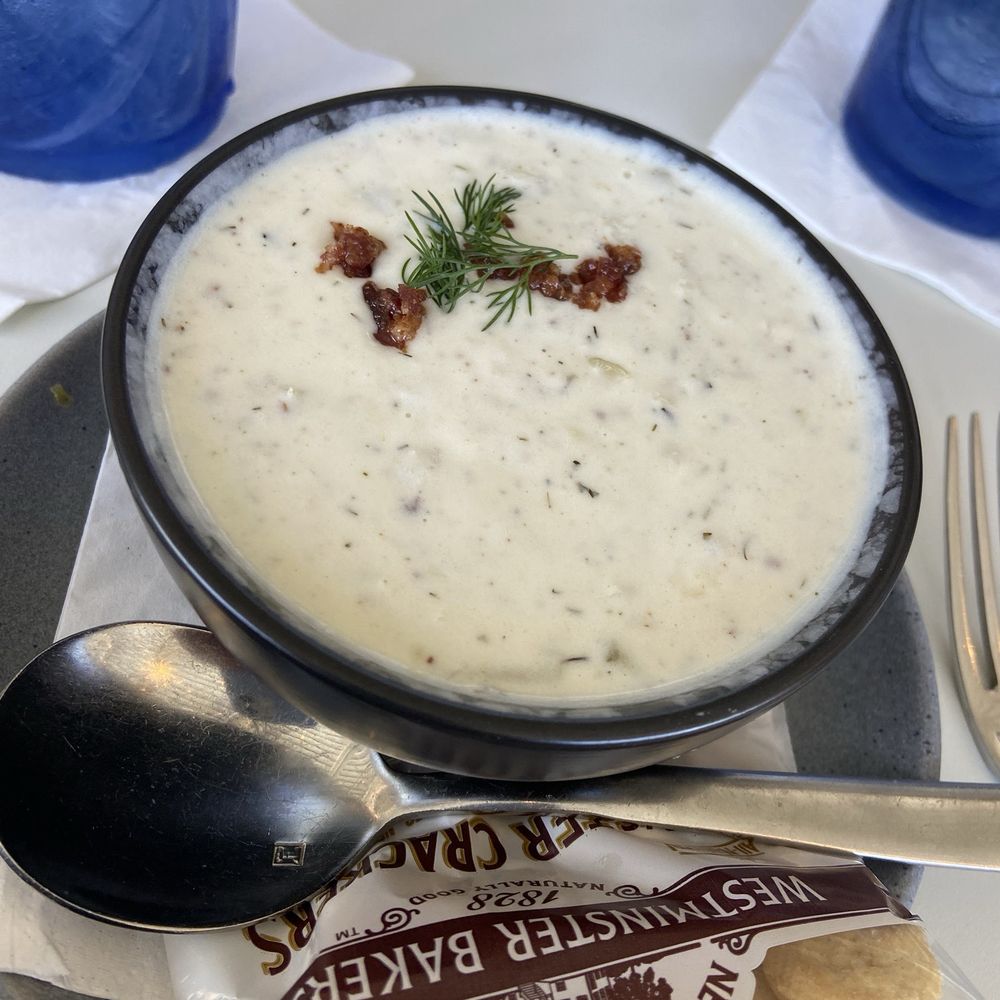 Pelham House Resort - Clam chowder with dill for a twist - Hotels Near Me - Dennis Port, Massachusetts Pelham House Resort - Clam chowder with dill for a twist - Hotels Near Me - Dennis Port, Massachusetts