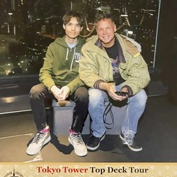 My son and I at Tokyo Tower, April 2023 My son and I at Tokyo Tower, April 2023