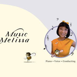 Music Melissa - Piano, voice, and conducting.