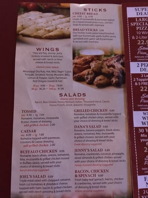 Menu photo 2 Stoner's Pizza Joint North Charleston, SC