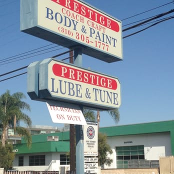 Prestige Coach Craft - Look for this sign outside the building. - Body Shops Near Me - Marina Del Rey, California Prestige Coach Craft - Look for this sign outside the building. - Body Shops Near Me - Marina Del Rey, California