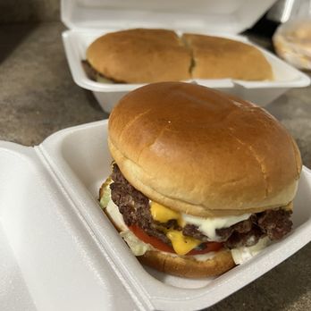 Nip N Sip - Double olive burger added onions and cheese - American Near Me - Lansing, Michigan Nip N Sip - Double olive burger added onions and cheese - American Near Me - Lansing, Michigan
