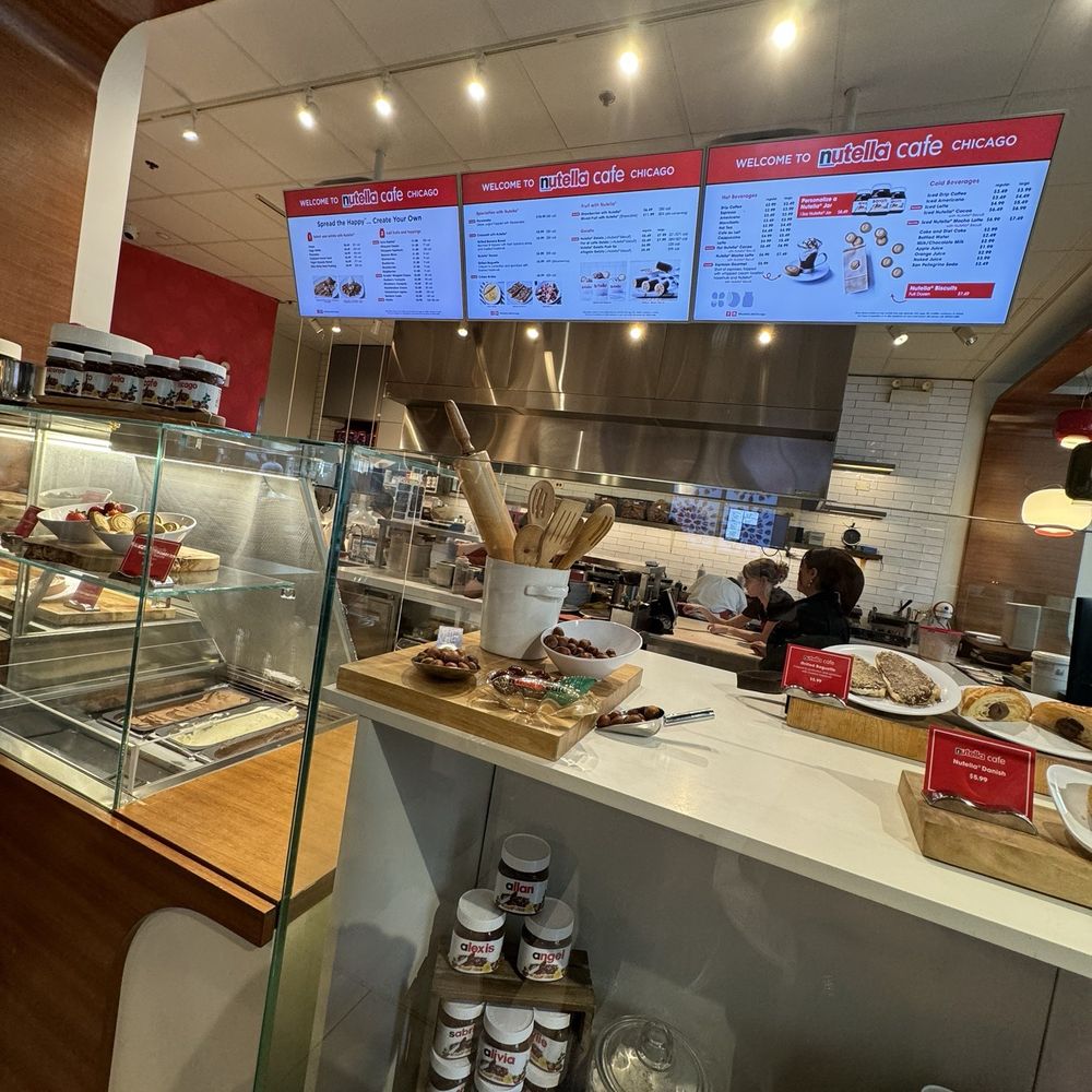 Nutella Cafe - Menu - Desserts Near Me - Chicago, Illinois Nutella Cafe - Menu - Desserts Near Me - Chicago, Illinois