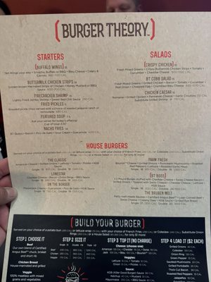 Menu photo 2 Burger Theory Saint George, UT