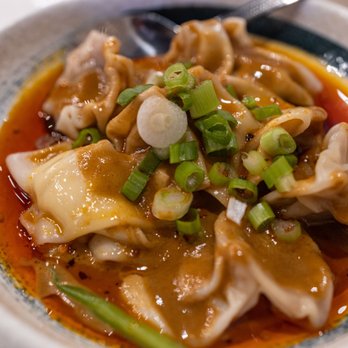 Highland Noodles - Red Oil Chaoshou ($6) - Noodles Near Me - Milpitas, California Highland Noodles - Red Oil Chaoshou ($6) - Noodles Near Me - Milpitas, California