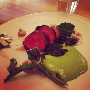 Asta - Kale foam, beef, lentils, chestnut - New American Near Me - Boston, Massachusetts Asta - Kale foam, beef, lentils, chestnut - New American Near Me - Boston, Massachusetts