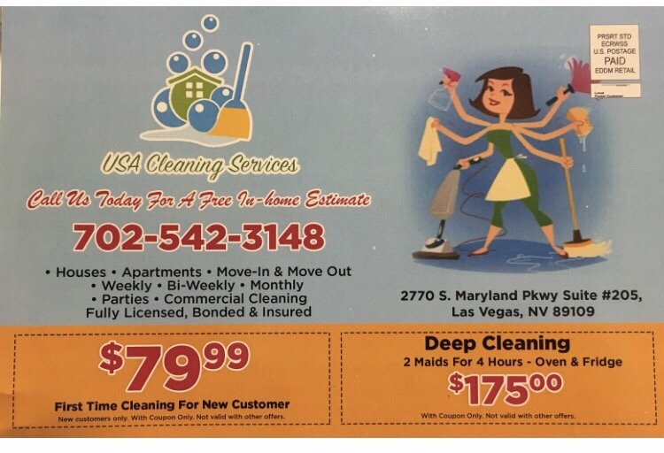 USA CLEANING SERVICES Las Vegas, Nevada Home Cleaning Phone