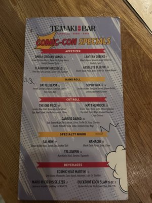 Menu photo 1 Temaki Bar Sushi Encinitas, CA Menu photo 1 Temaki Bar Sushi Encinitas, CA