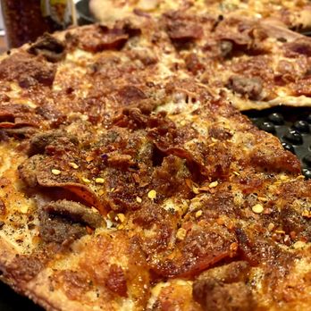 Merlins Pizza - Built-My-Own MEAT LOVERS - Pizza Near Me - Destin, Florida