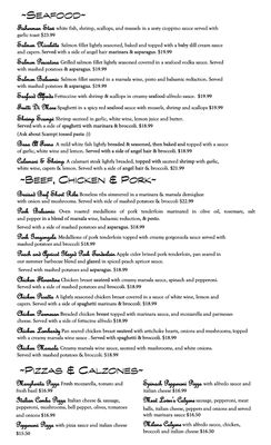 Menu photo 5 Strings Italian Cafe Modesto, CA