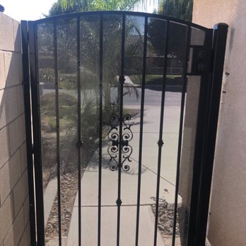 Alex Wrought Iron - Replaced this gate with a new one seen in photo above - Fences & Gates Near Me - Bakersfield, California