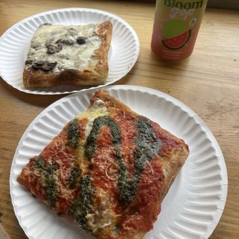 Austin Street Pizza - Pesto Margherita & truffle - Pizza Near Me - Forest Hills, New York Austin Street Pizza - Pesto Margherita & truffle - Pizza Near Me - Forest Hills, New York