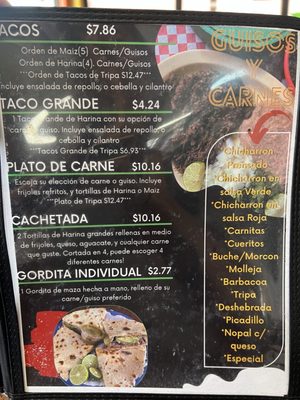 Menu photo 4 Chicharrones El Güero Mission, TX
