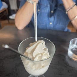 Salted vanilla soft serve Salted vanilla soft serve