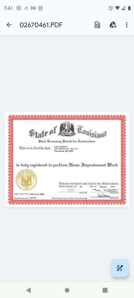 Slide of Free Lance Home improvements