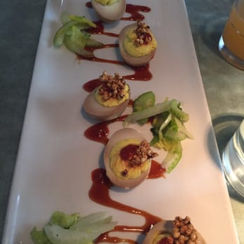 Root Down - Ramen deviled eggs, noms! - New American Near Me - Denver, Colorado