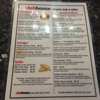 Clubhouse Bar & Grill - Sports Bars Near Me - Carmichael, California