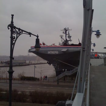 Intrepid Museum - Seen from the foot path - Museums Near Me - New York, New York