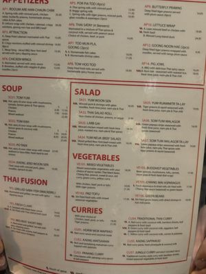 Menu photo 1 Thai House Restaurant North Vancouver, BC
