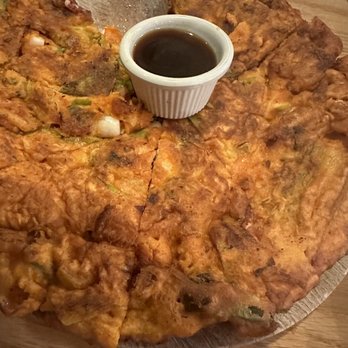 Korean Kitchen - Seafood 1. Kimchi Haemul Pajeon - Korean Near Me - Wake Forest, North Carolina