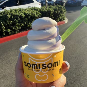 Somisomi - Ube/Milk Tea Swirl Soft Serve - Ice Cream & Frozen Yogurt Near Me - Pleasanton, California Somisomi - Ube/Milk Tea Swirl Soft Serve - Ice Cream & Frozen Yogurt Near Me - Pleasanton, California