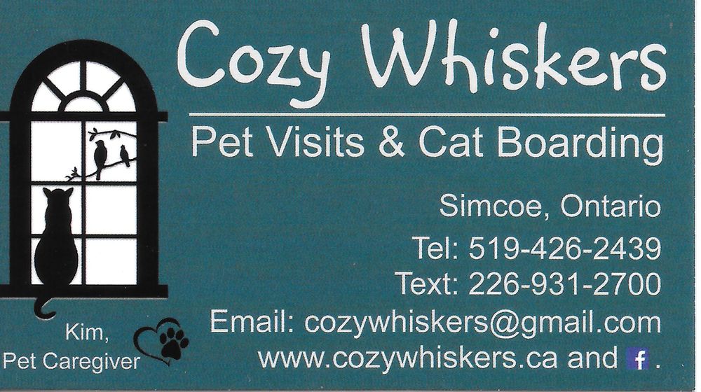 COZY WHISKERS Updated April 2024 Request Information Simcoe