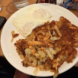 Eggs and hash-browns