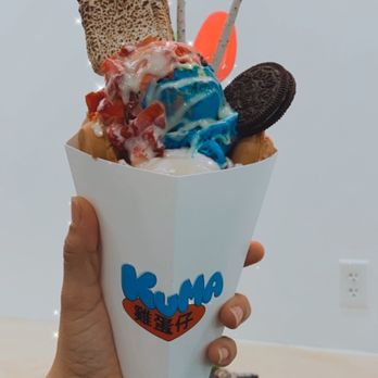 Kuma - Best ice cream hands down, thic, waffle is amazing,topping choices r bomb. - Ice Cream & Frozen Yogurt Near Me - San Antonio, Texas Kuma - Best ice cream hands down, thic, waffle is amazing,topping choices r bomb. - Ice Cream & Frozen Yogurt Near Me - San Antonio, Texas