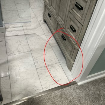 Webb Home Remodeling - One tile in the bathroom is a completely different color than the rest - General Contractors Near Me Webb Home Remodeling - One tile in the bathroom is a completely different color than the rest - General Contractors Near Me