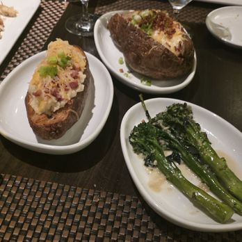 Hideaway Steakhouse - Sides, including loaded twice baked, baked, and broccolini - Steakhouses Near Me - Westminster, Colorado