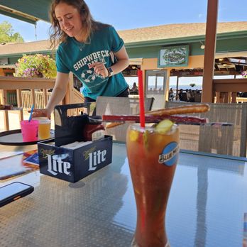 Shipwreck Bay - Excellent Bloody Mary Lots of condiments - American Near Me - Mauston, Wisconsin