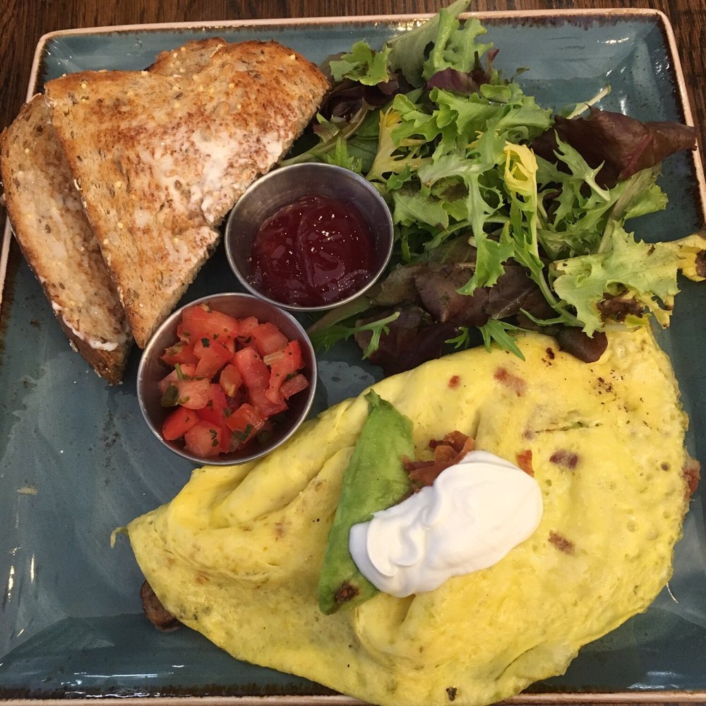 First Watch - Bacado omelette with some artisan toast! Yumm! - Breakfast & Brunch Near Me - Jacksonville, Florida