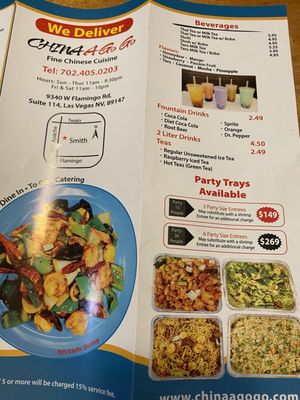Menu photo 8 China A Go Go Las Vegas, NV Menu photo 8 China A Go Go Las Vegas, NV