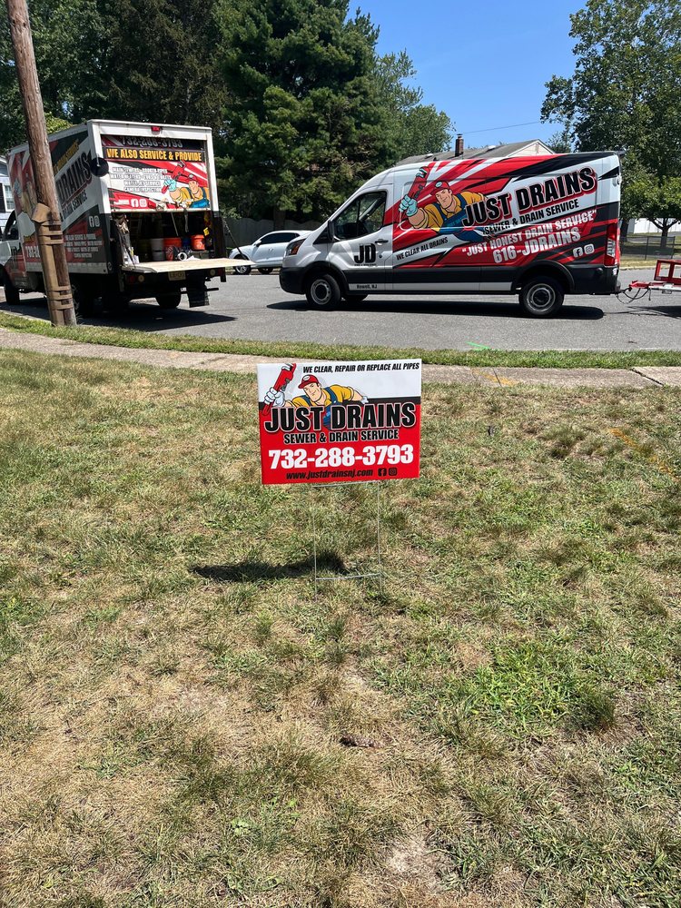 Slide of Just Drains Sewer & Drain Service