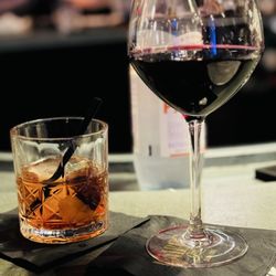 Baires Grill - Weston - Old fashioned and Norton Private blend