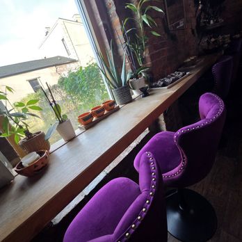 Moon Crust Cafe - Obsessed with the purple chairs they have! - Bubble Tea Near Me - Louisville, Kentucky Moon Crust Cafe - Obsessed with the purple chairs they have! - Bubble Tea Near Me - Louisville, Kentucky