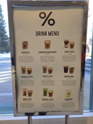 Menu photo 5 % Arabica Whistler, BC