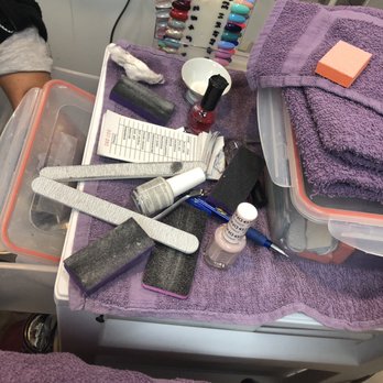 Queen Nail Spa - Used old buffer and file and nipped from previous clients! - Nail Salons Near Me - Los Angeles, California Queen Nail Spa - Used old buffer and file and nipped from previous clients! - Nail Salons Near Me - Los Angeles, California
