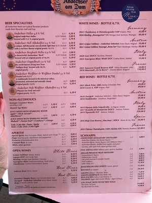 Menu photo 6 Andechser am Dom Munich, BY