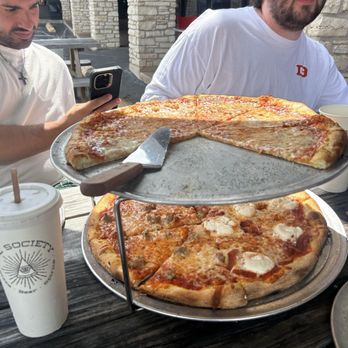 Pie Society - two tier pizza - Pizza Near Me - San Marcos, Texas