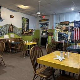 The dining area. The dining area.