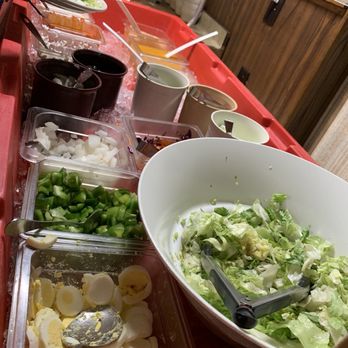 Old Abe's Supper Club - Salad bar - Seafood Near Me - Jim Falls, Wisconsin