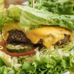 Cold Beers & Cheeseburgers - Gluten Friendly Lettuce Wrap Cheeseburger