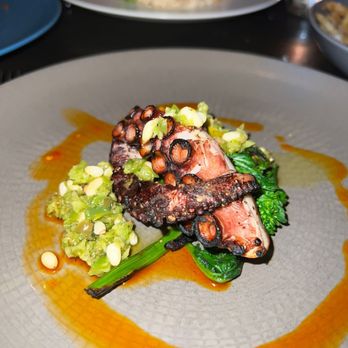Shaker + Spear - Octopus and scallops - Seafood Near Me - Seattle, Washington Shaker + Spear - Octopus and scallops - Seafood Near Me - Seattle, Washington