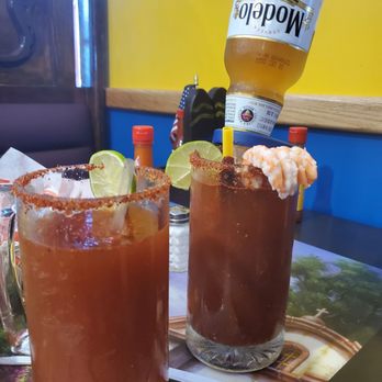 Mi Ranchito - La Michilada on left tasted ok La Ranchera on the Right with shrimp - Seafood Near Me - Las Vegas, Nevada Mi Ranchito - La Michilada on left tasted ok La Ranchera on the Right with shrimp - Seafood Near Me - Las Vegas, Nevada