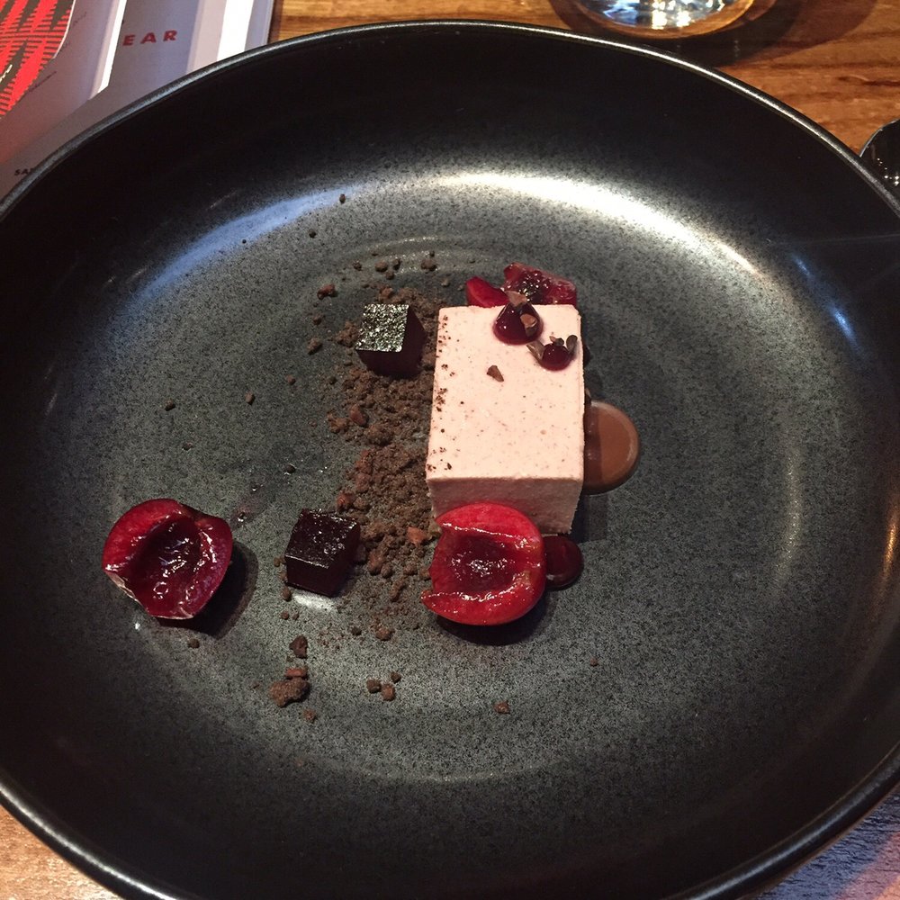 Lazy Bear - Cherry and chocolate - New American Near Me - San Francisco, California Lazy Bear - Cherry and chocolate - New American Near Me - San Francisco, California