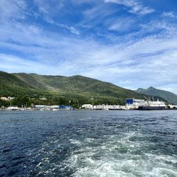 Ketchikan International Airport - KTN - Scenery leaving KTN Airport on the passenger/car ferry towards downtown Ketchikan.