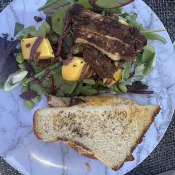 Cafe Lush - Half Tuna sandwich with Mango salad - Cafes Near Me - Albuquerque, New Mexico