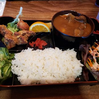 Mikuni - Lunch bento with beef curry and karaage chicken - Japanese Near Me - Concord, California Mikuni - Lunch bento with beef curry and karaage chicken - Japanese Near Me - Concord, California