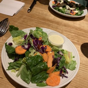 Carrabba's Italian Grill - House salad; I've come to ask for dressing on the side. - Italian Near Me - Fredericksburg, Virginia Carrabba's Italian Grill - House salad; I've come to ask for dressing on the side. - Italian Near Me - Fredericksburg, Virginia